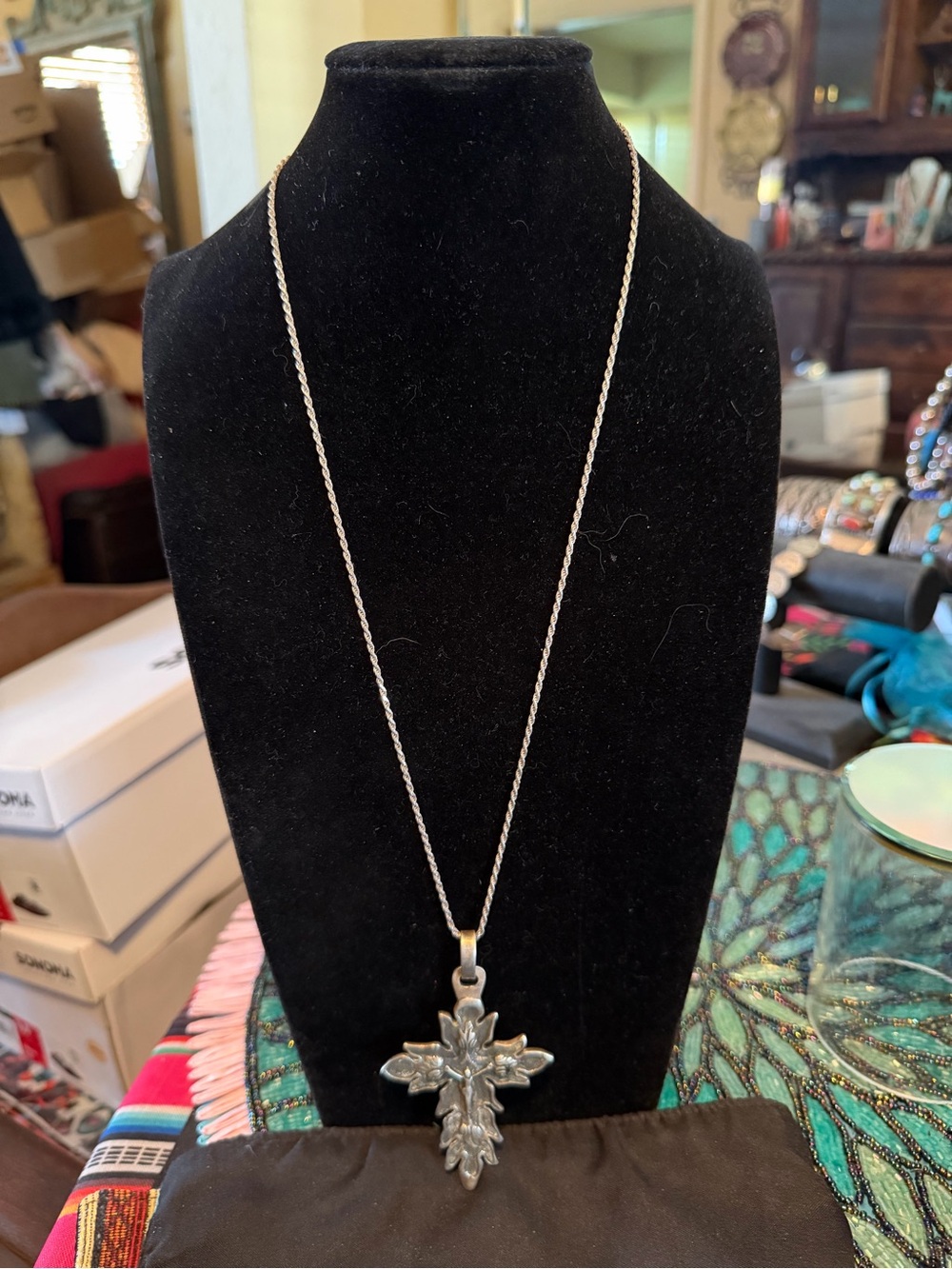 Gothic Sterling Silver Cross